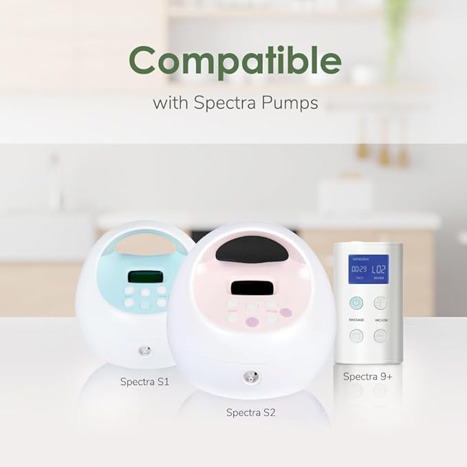 Maymom Pump Parts Compatible with Spectra S1 S2 9 Plus Breastpumps Backflow Protector Duckbill Valve Tube Not Original Spectra Replacement Pump Parts