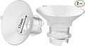 2pcs Upgraded Flange Inserts 17mm Compatible with Momcozy/Medela/Spectra/eufy/Elvie/Lansinoh/TSRETE/Paruu Wearable Pump with 24mm Shields/Flanges, Reduce 24mm Nipple Tunnel Down to 17mm
