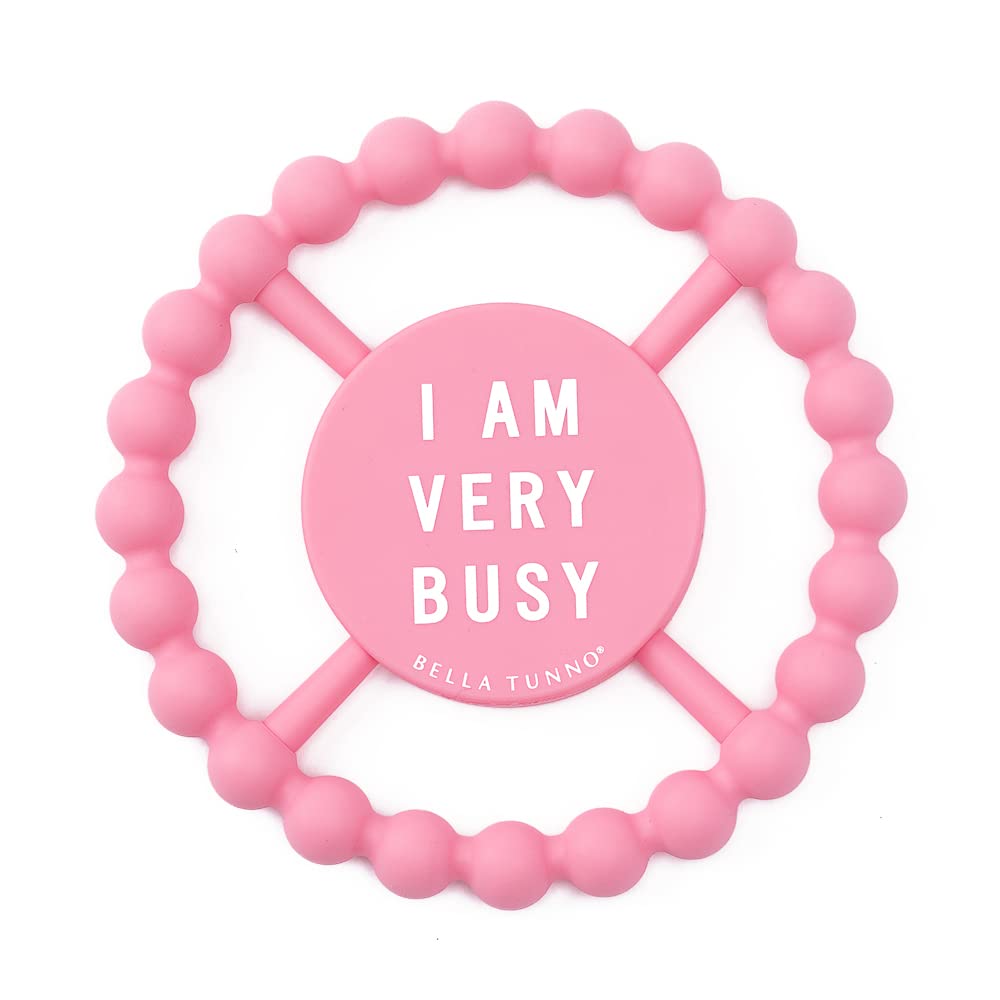 Baby Teether by Bella Tunno, Silicone Teethers for Babies 3-6 Months, 6-12 Months, Baby Toys, Pacifier, Teething Relief, Boys, Girls, Very Busy