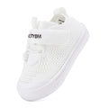 BMCiTYBM Toddler Walking Shoes Baby Boy Girl Barefoot Sneakers White Size 8