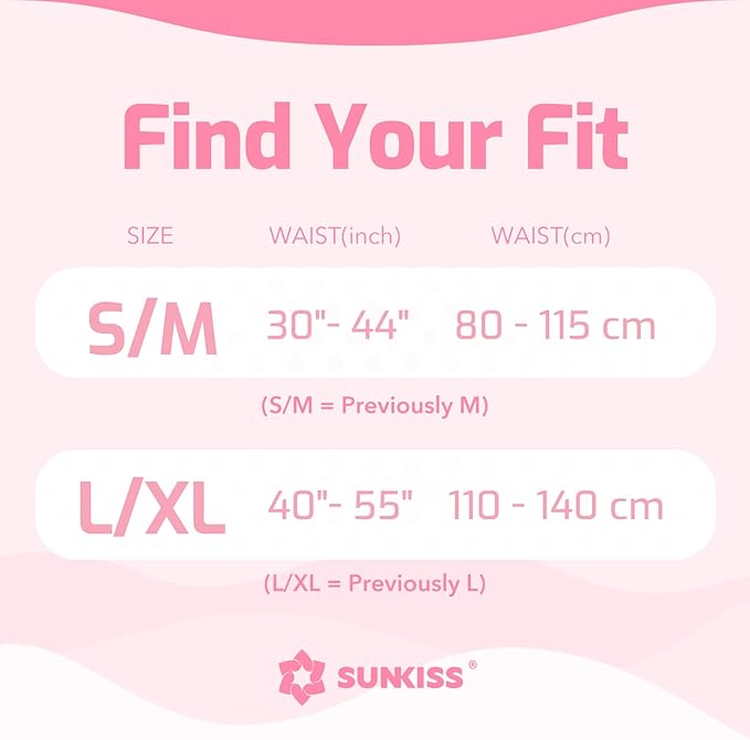SUNKISS Masterpiece Adult Diapers with Tabs, Unisex Disposable Incontinence Briefs for Women and Men, Odor Control, Pink, Small/Medium, Previously M, 40 Count (4 Packs of 10)