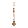 mushie 100% Silicone Baby Pacifier Clip BPA Free | Eva (Blush)