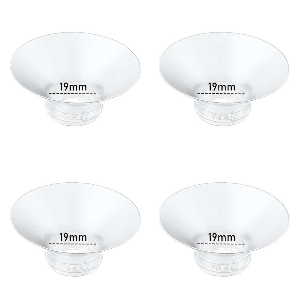 IVARONAL Flange Insert 2PCS 14mm Compatible with Momcozy M9/M6/M5/S12 Pro/V1 Pro/V2 pro, Spectra/Medela/Elvie/NCVI/TSRETE/eufy/Lansinoh/Paruu/MomMed Breast Pump 24mm Shields/Flanges (2pcs-14mm)