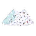 aden + anais Burpy Bib; 100% Cotton Muslin; Soft Absorbent 4 Layers; Multi-Use Burp Cloth and Bib; 22.5" X 11", Hogwarts Essentials