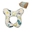 Wedfull Baby Neck Pillows, Comfortable Baby Travel Head Neck Support Pillow for Car Seat Stroller Pushchair, Soft PP Cotton Travel Pillow for 0-2 Years Old Toddler Infant Newborn, Dinosaur