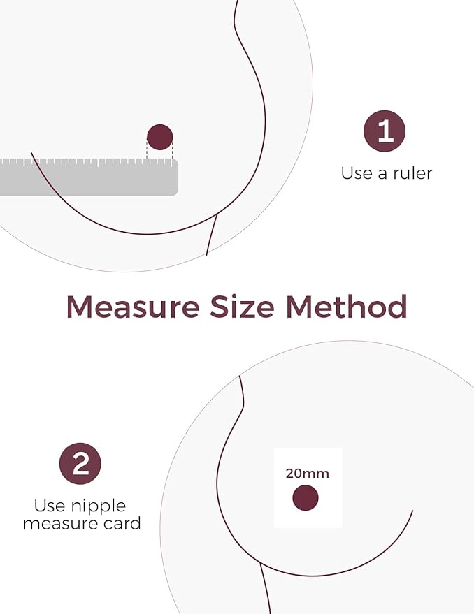 Momcozy Original Replacement Accessories for M5| M6| M9, Food-Grade Silicone & BPA Free, Original Breastfeeding Parts, Inserts 15mm, 4 Pack