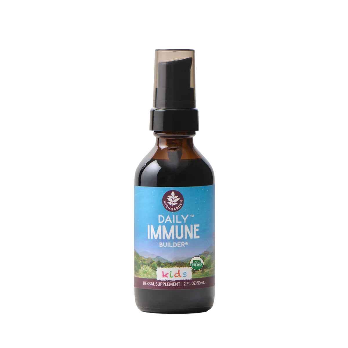 WishGarden Herbs Daily Immune for Kids, Herbal Immune Tonic, 4oz