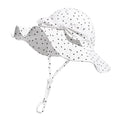 Baby Girl Sun Hat with UPF 50+ Outdoor Adjustable Beach Hat with Wide Brim Bucket Hats (6-12 Months)