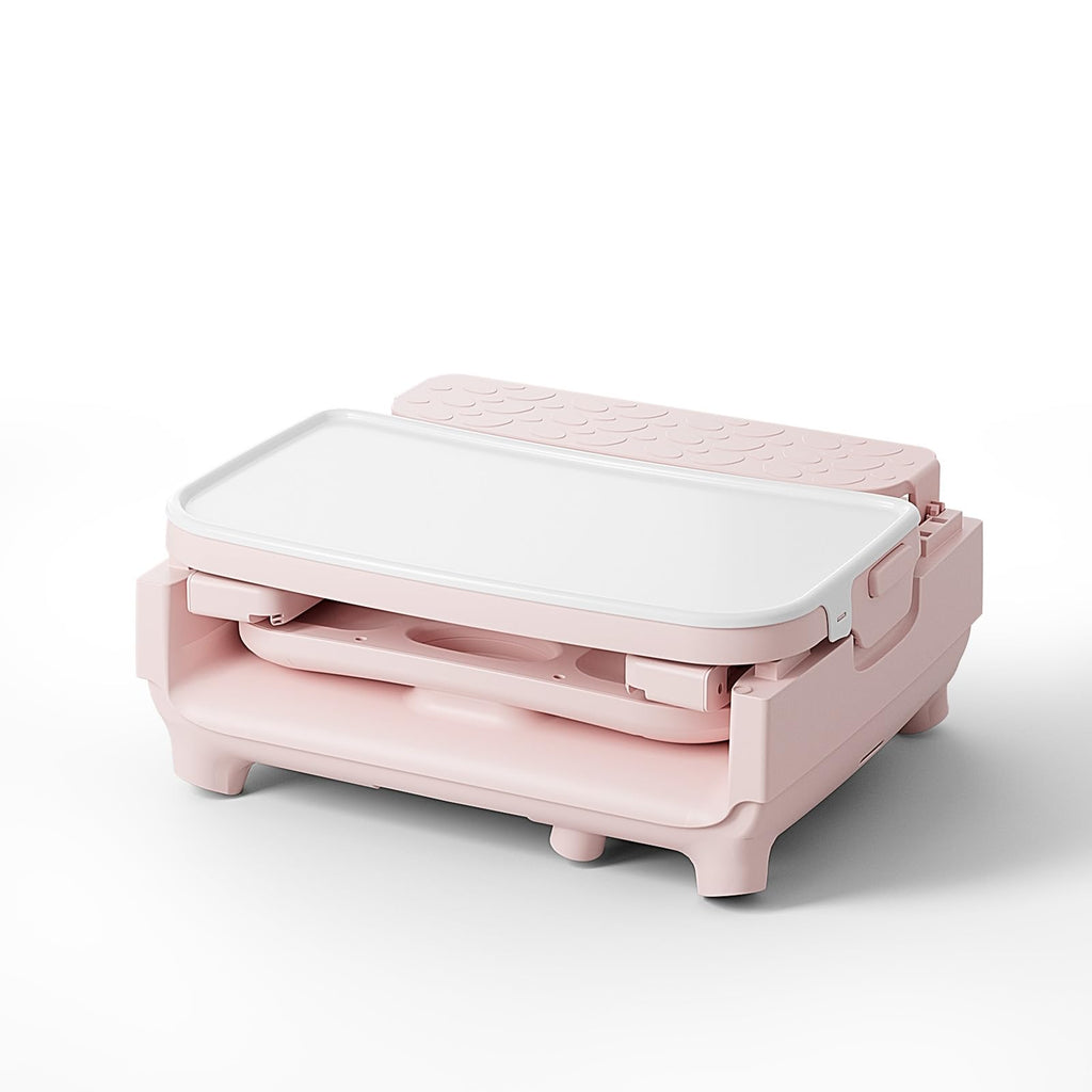 Obee Odee 3-in-1 Portable Baby High Chair for Babies and Toddlers (Pink)