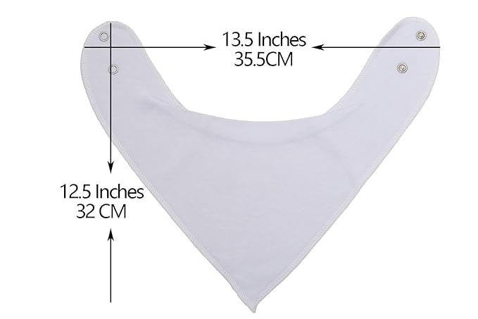 Maiwa Black White Cotton Bandana Snap Drool Bibs for Baby Girls Boys for Drooling eating Teething for 12 Pack