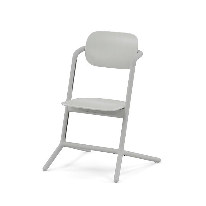 Cybex LEMO High Chair 3-in-1 Set with Baby Set + Snack Tray - Modern Design, One-Hand Depth & Height Adjustment & Anti-Tip Wheels - from 6 Months, Convertible to Adult Chair, Suede Grey