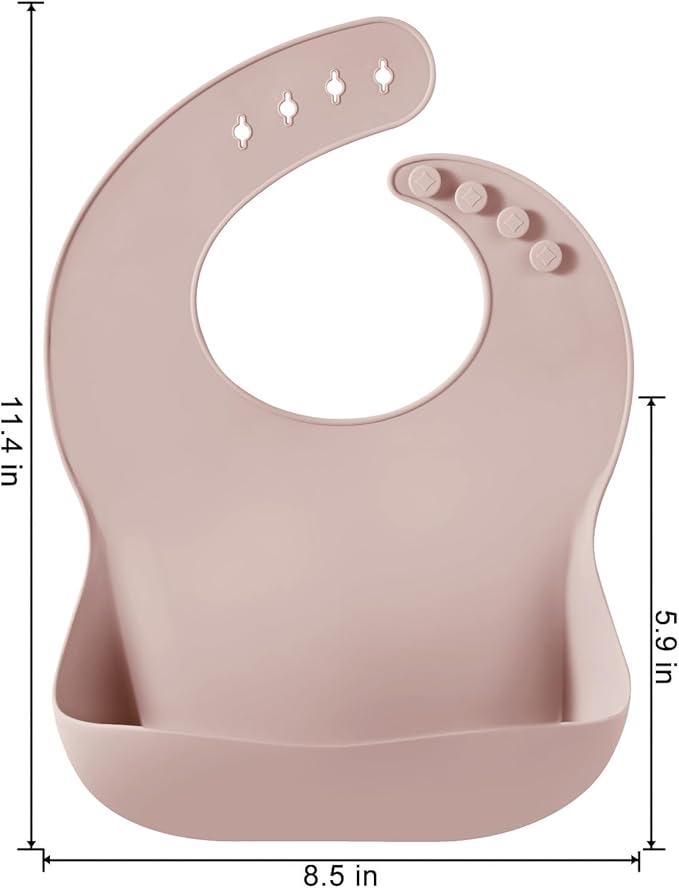 PandaEar 12PCS Silicone Baby Feeding Set | 2 Sectioned Baby Suction Plate, 2 Baby Bibs, 2 Toddler Cup, 4 Baby Spoons & 2 Baby Forks | Baby Led Weaning Supplies, Onesize