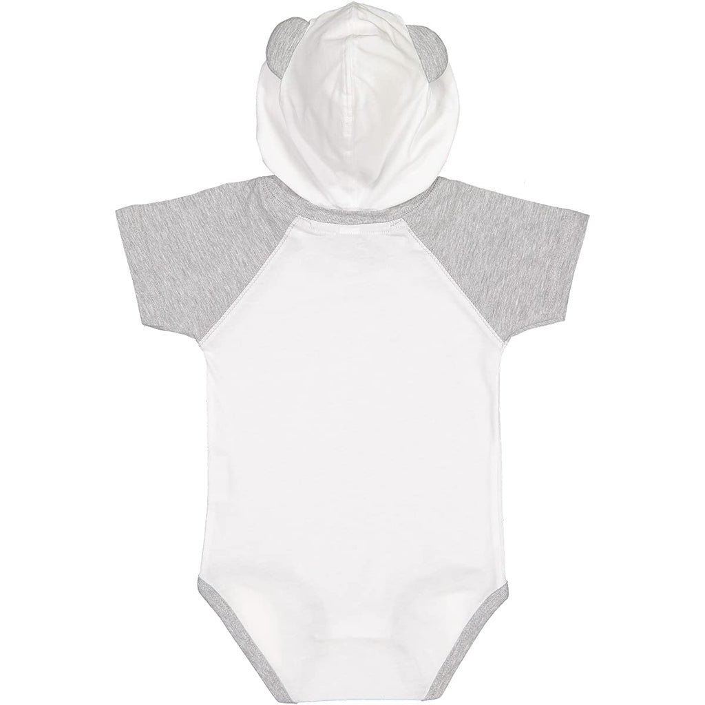 inktastic Buffalo Cute Animal Western Baby Bodysuit 18 Months White & Heather W/Ears 2ae82