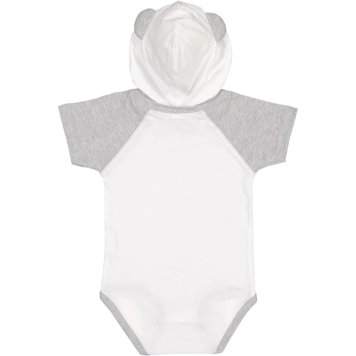 inktastic Buffalo Cute Animal Western Baby Bodysuit 6 Months White & Heather W/Ears 2ae82