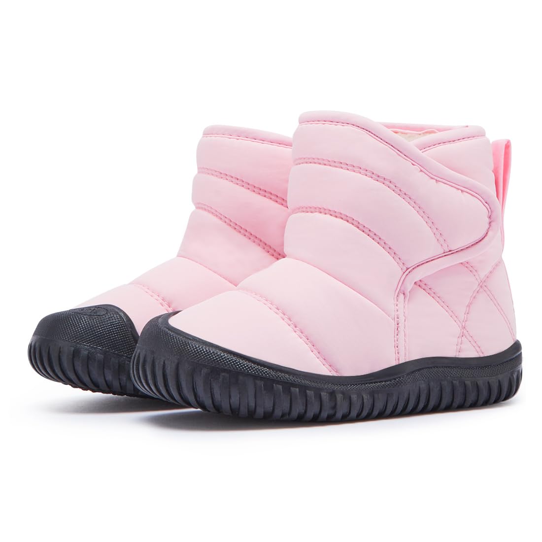 BMCiTYBM Baby Snow Boots Boys Girls Winter Infant Shoes Non Slip 6 9 12 18 24 Months Faux Fur Pink Size 6-12 Months Infant