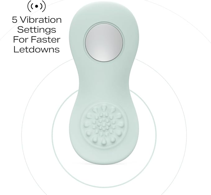 Zomee Warming & Cooling Lactation Massager – 3-in-1 Heat, Cold & Vibration Therapy for Breastfeeding Relief & Better Milk Flow