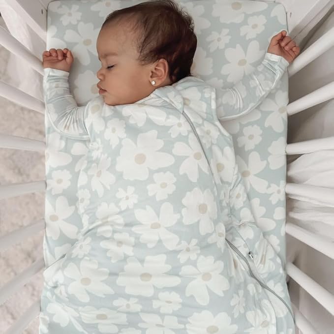 GUNAMUNA günamüna Unisex Baby, Toddler Wearable Blanket, Sleeping Bag Bamboo Rayon, Sleep Sack with Diaper Zipper, 1.0 TOG