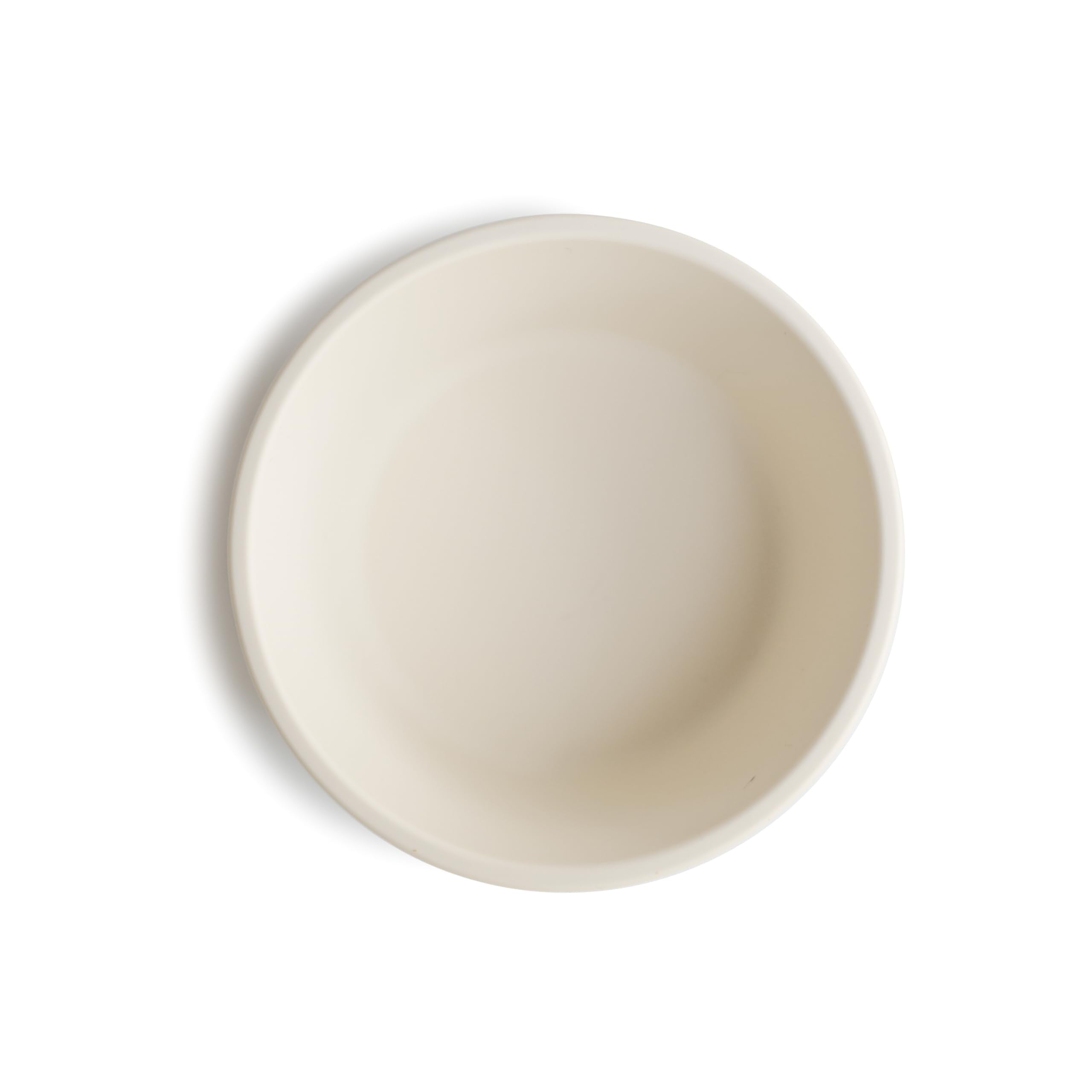 mushie Silicone Suction Bowl | BPA-Free Non-Slip Design (Ivory)