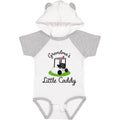 inktastic Grandma's Little Caddy Golf Baby Bodysuit 18 Months White & Heather W/Ears 22b10