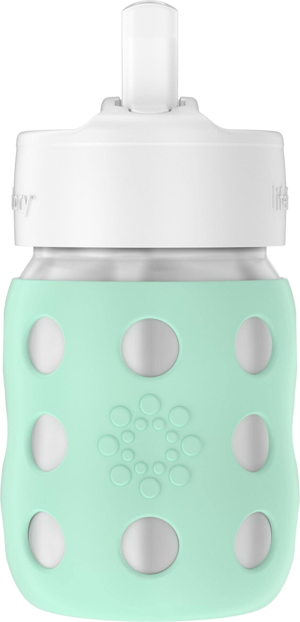 Lifefactory 8oz Stainless Steel Hard Sippy Bottle, Desert Rose