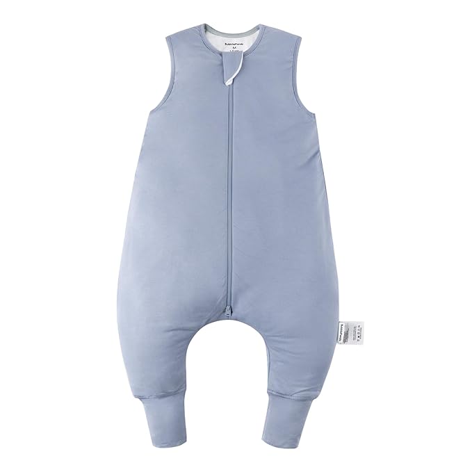 Rayon Made from Bamboo Toddler Sleep Sack with Feet 1.0 Tog Ultra Soft Toddler Sleeping Sack 3t-4t Sleep Bag Walker Quilted Wearable Blanket with Legs 2-Way Zipper Lightweight Extra Long