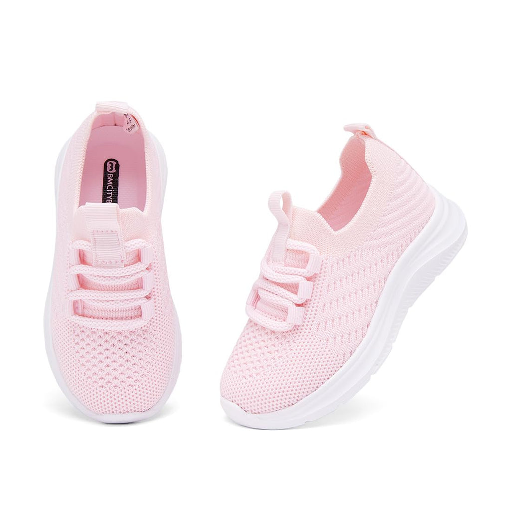 BMCiTYBM Toddler Walking Sneakers Boys Girls Shoes Pink Size 7 Toddler