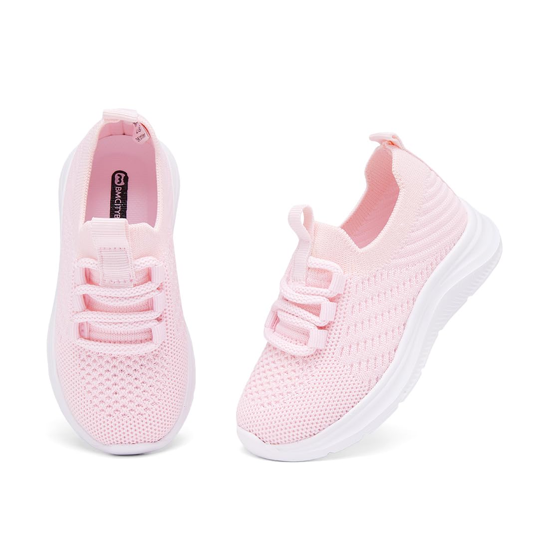 BMCiTYBM Toddler Walking Sneakers Boys Girls Shoes Pink Size 7 Toddler