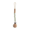 mushie 100% Silicone Baby Pacifier Clip BPA Free | Eva (Sage)