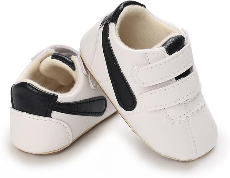 Clowora Baby Boys Girls Shoes Non-Slip Rubber Sole Sneakers Infant First Walking Toddler Crib Shoes Newborn Loafers Flats.