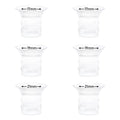 6pcs Flange Insert 17/19/21mm Compatible with eufy S1 Pro/S1/E10/E20 Wearable Breast Pump, Replace for eufy Breast Pump Sizing Insert, Fit for Breast Pump Replacement Parts