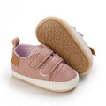 Clowora Baby Boys Girls Shoes Non-Slip Rubber Sole Sneakers Infant First Walking Toddler Crib Shoes Newborn Loafers Flats. (06/Pink,6-12 Months)