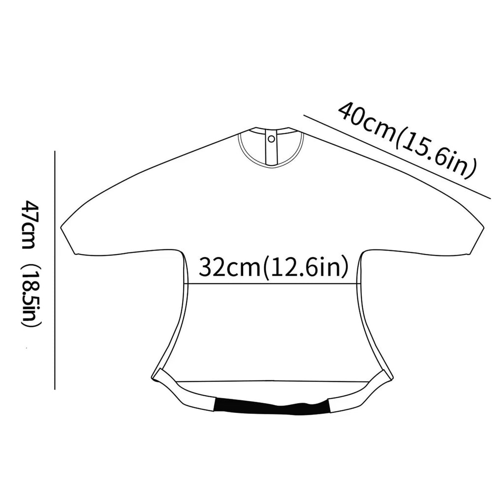 CoolaPeach 2Set Feeding Bibs Long Sleeve Baby Bib for Babies(Sunflower)