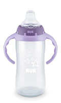 NUK Large Learner Tritan Cup, 10 oz, 8+ Months – BPA Free, Spill Proof Sippy Cup (Pack of 12)