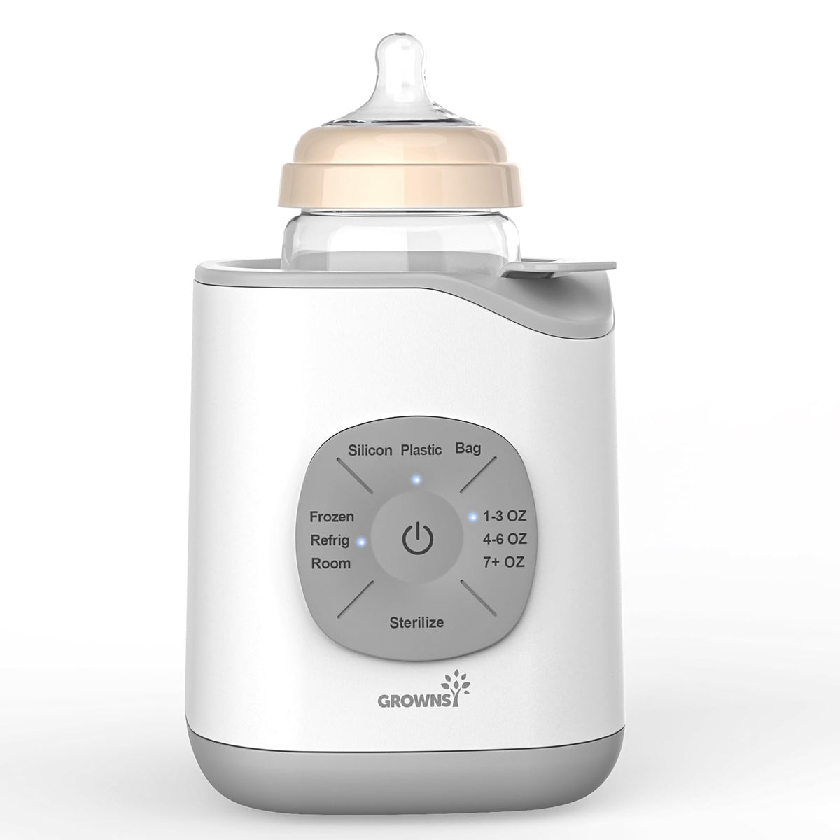 Grownsy NightEase Pro Bottle Warmer for Night Breastfeeding