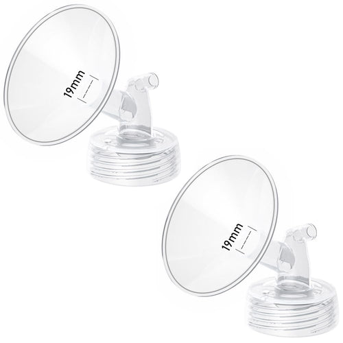 2pcs 14mm Flange Compatible with Spectra S1 S2 9 Plus Synergy Gold Ameda MYA Motif Luna Breast Pump, Replacement to Spectra Pump Parts, Breast Pump Shields 14mm Replace S1 S2 Parts