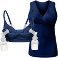 Supermom Hands Free Pumping and Nursing Bra - Hands Free Nursing Bra for Pumping - Breastfeeding Bras for Women