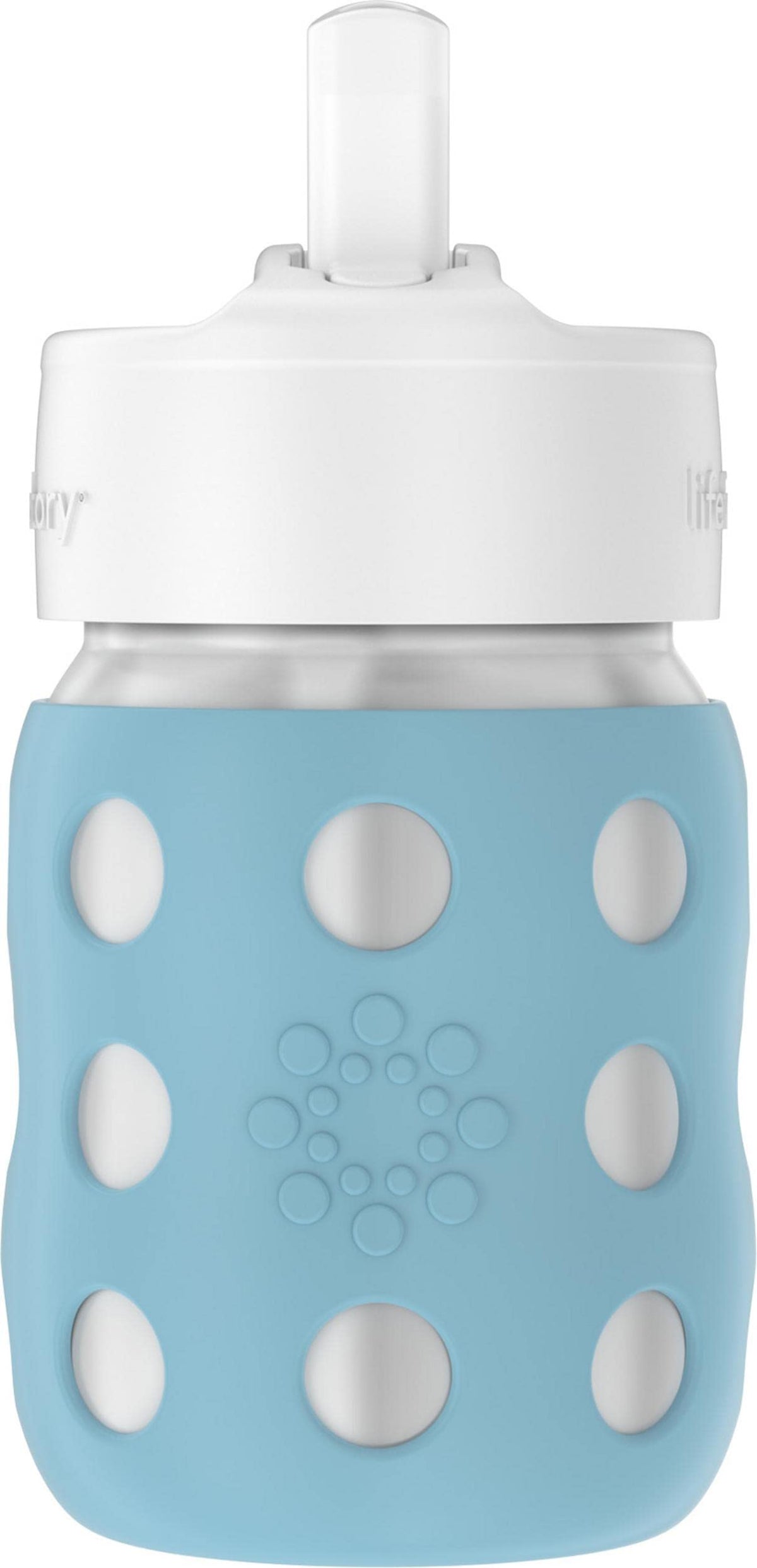 Lifefactory 8oz Stainless Steel Hard Sippy Bottle, Desert Rose
