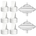 Replace Duckbill Valve and Backflow Protector Breast Pump Part for Spectra