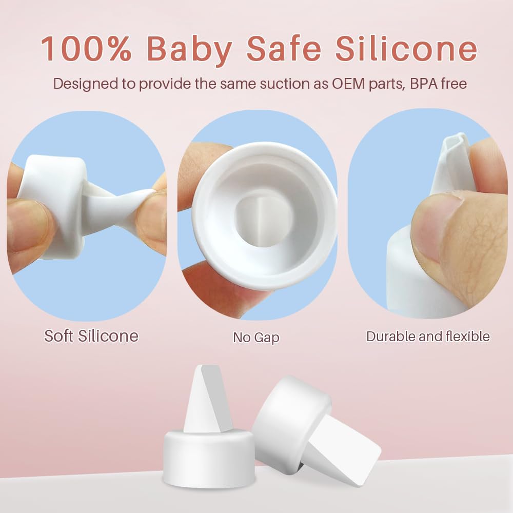 Replace Duckbill Valve and Backflow Protector Breast Pump Part for Spectra