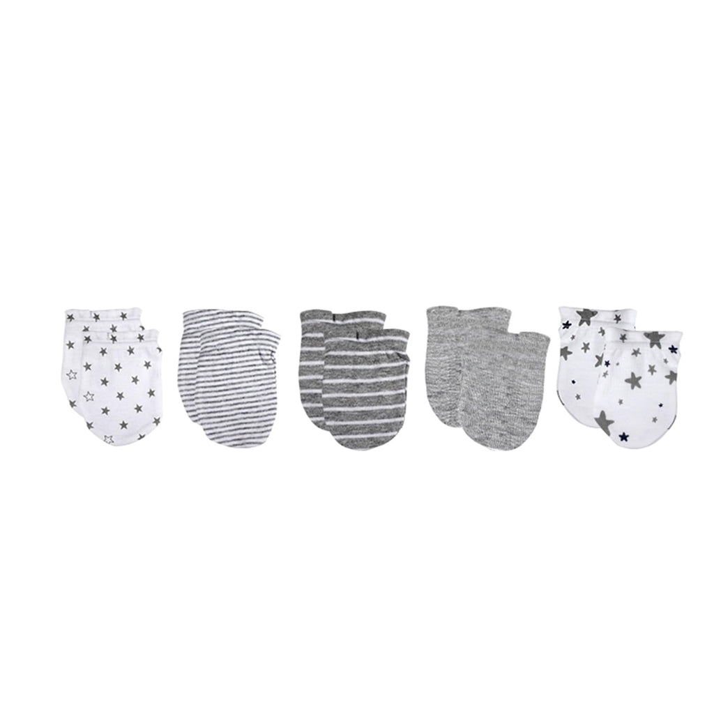 5 Pairs Unisex Baby Mittens No-Scratch 0-6 Months New Born