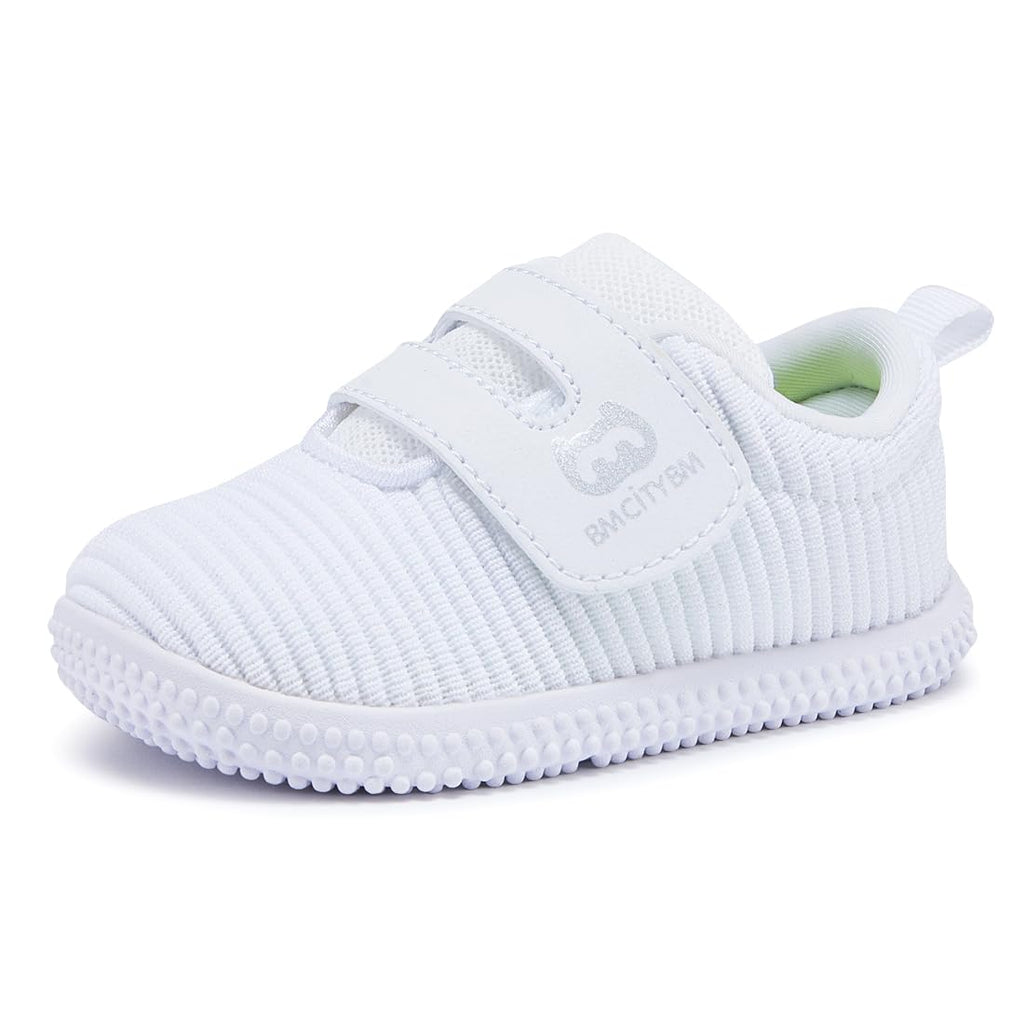 BMCiTYBM Baby Walking Shoes First Infant Sneakers White Size 6-12 Months