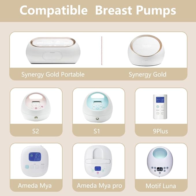 4pack Breast Pump Parts, 2pcs 17mm Flange and 2pcs Duckbill Valves for Spectra/Motif Luna/Amada MYA Breast pumps Parts, for Spectra S2 S1 9 Plus Parts, Replace to Spectra Flange Spectra Duckbill Valve