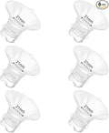 6pcs Updated Silicone Flange Insert 21mm Compatible with Momcozy/Medela/Spectra/Eufy/Lansinoh/TSRETE/Elvie/NCVI/Paruu Breast Pump, for 24mm Flange/Shield, Breastfeeding Essential Replacement Pump Part