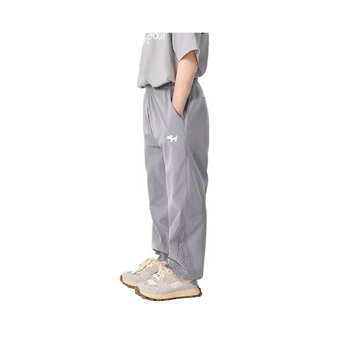 Boys Pants Quick Dry Uniform School Athletic Joggers Sweatpants with Pocket
