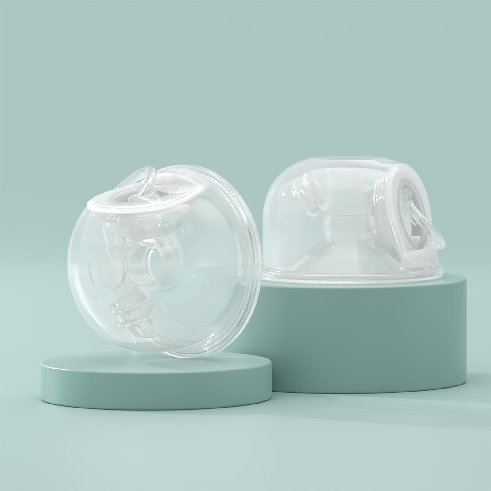 TOVVILD 24mm Wearable Milk Collection Cup for Spectra, Compatible with Spectra S1 S2 Baby Buddha Pumps, 8OZ Milk Cups