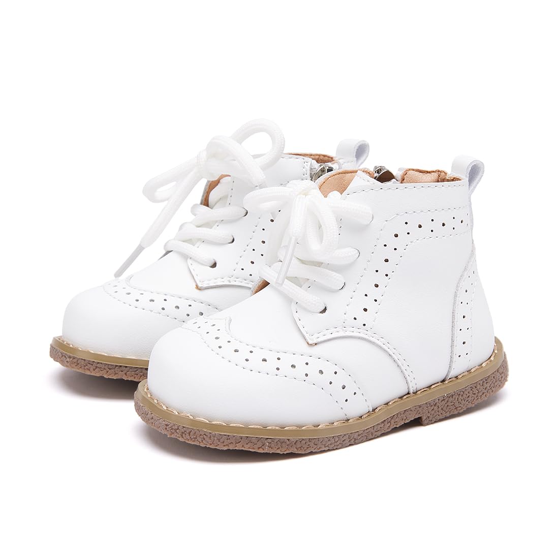 BMCiTYBM Baby Girl Boy Boots High Top Walking Shoes Pink 12-18 Months