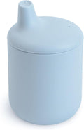 mushie 100% Silicone Baby Sippy Cup | 6 Months+ (Powder Blue)
