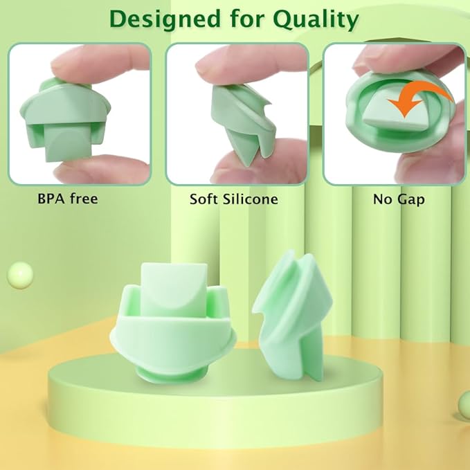 8pcs Duckbill Valves Compatible with Wearable Elvie Breast Pump,for Elvie Breast Pump Replacement Accessories, Silicone BPA Free, Breastfeeding Replacement Parts