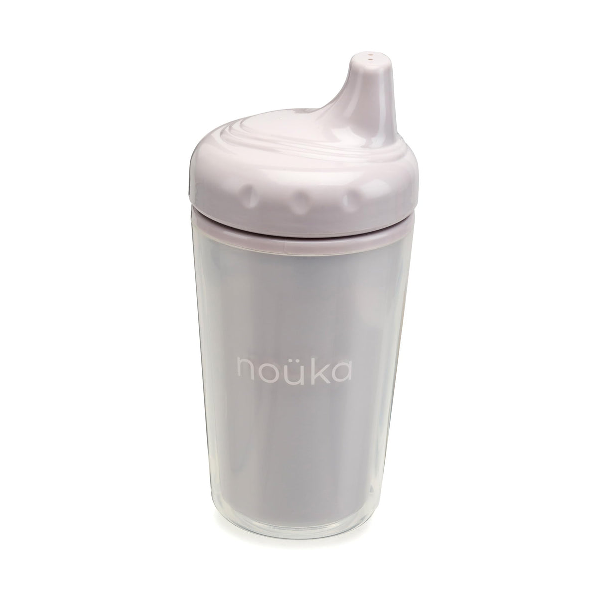 nouka Insulated Non-Spill Sippy Cup | Leak Proof and Easy Grip | Keeps Drinks Hot or Cold | Fern