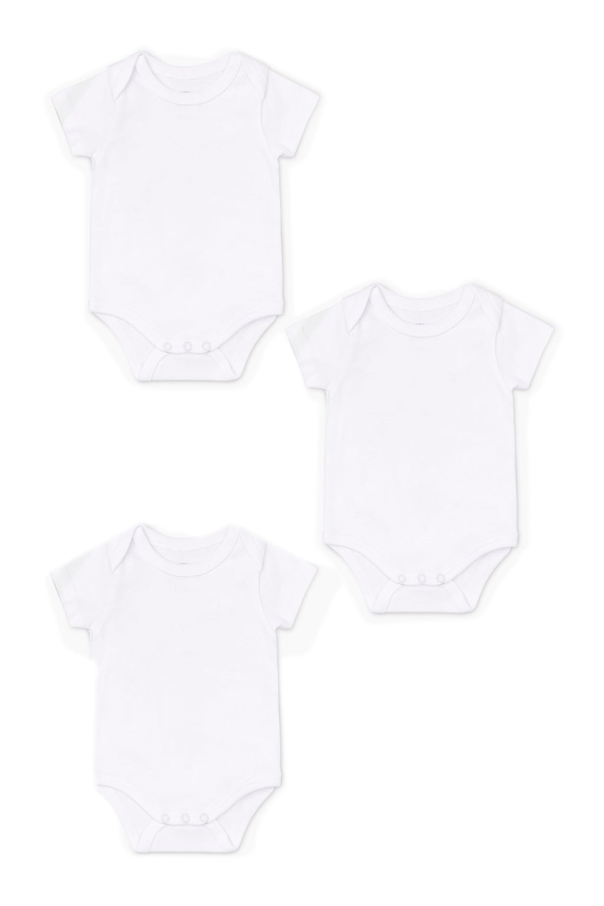 MONICA + ANDY Short Sleeve Jack & Jill Bodysuit 3-Pack, Size 9-12M, Rainbow & Hearts Print, 100% Organic Baby Clothes for Girls & Boys, Super Soft Sustainable Cotton, Newborn, Infant & Toddler Sizes